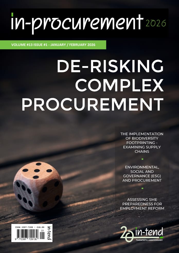 Front cover of our In-procurement magazine